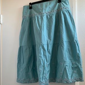 2 skirts. One. Green and baby blue. Large.15 each